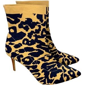 Louise et Cie Leopard Print Ankle Boots